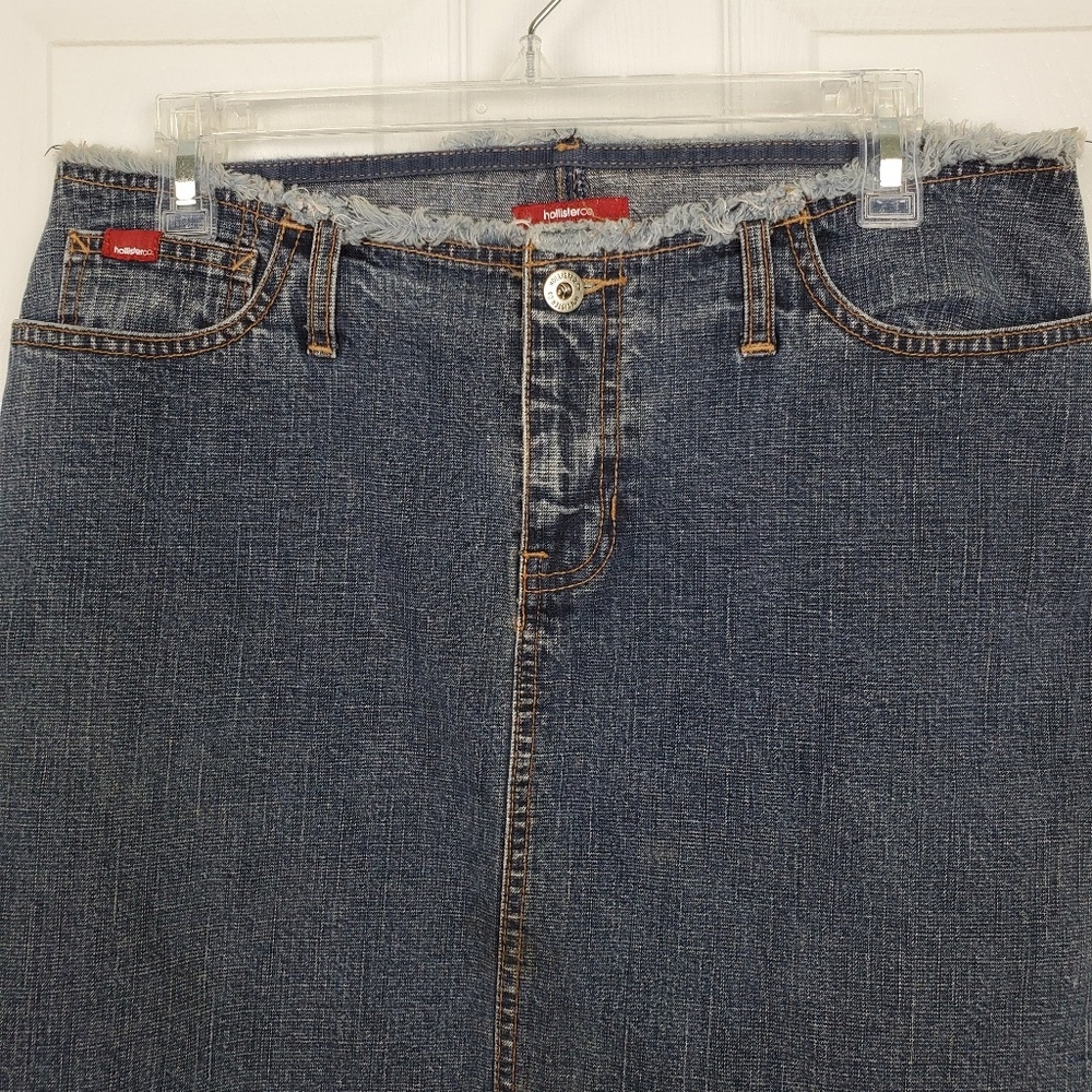 💗Hollister Women skirt Jean size 6 - Picture 7 of 7